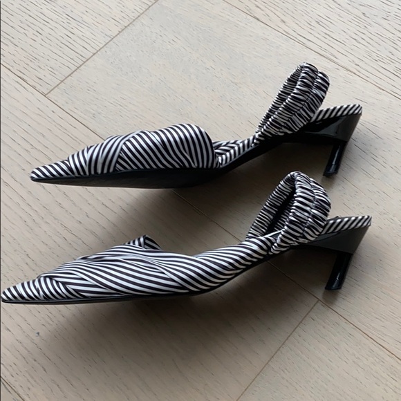 Zara Shoes - Low Heel Slingback Heels - Picture 5 of 7